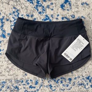 NWT! Lululemon speed up shorts